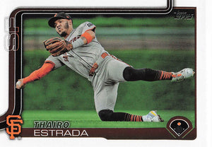 2025 Topps Series 1 Baseball Thairo Estrada #2