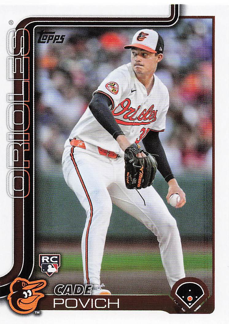 2025 Topps Series 1 Baseball Cade Povich #25 RC