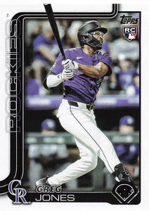 2025 Topps Series 1 Baseball Greg Jones #36 RC