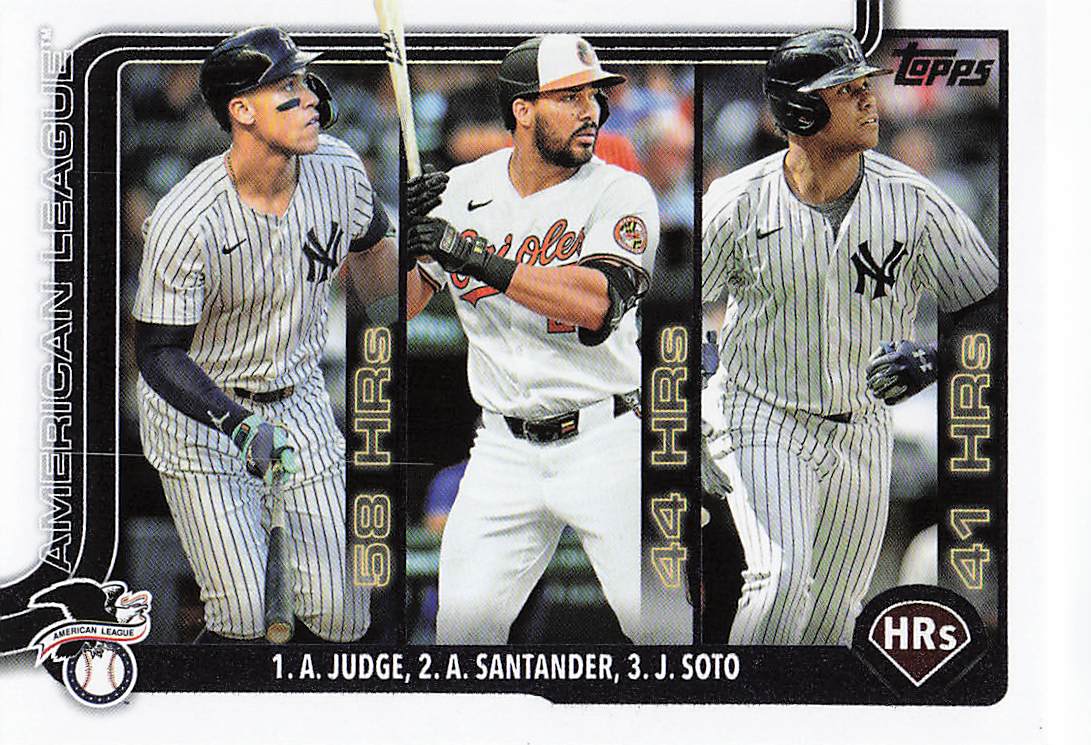 2025 Topps Series 1 Baseball Aaron Judge / Juan Soto / Anthony Santander #79