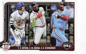 2025 Topps Series 1 Baseball Shohei Ohtani / Marcell Ozuna / Kyle Schwarber #144