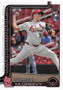 2025 Topps Series 1 Baseball Michael McGreevy #193 RC