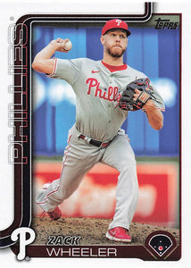2025 Topps Series 1 Baseball Zack Wheeler #218