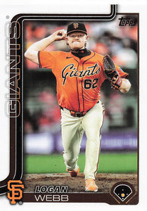 2025 Topps Series 1 Baseball Logan Webb #242