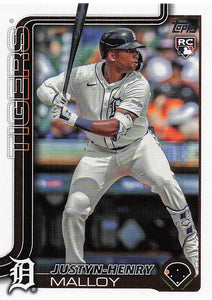 2025 Topps Series 1 Baseball Justyn-Henry Malloy #269 RC