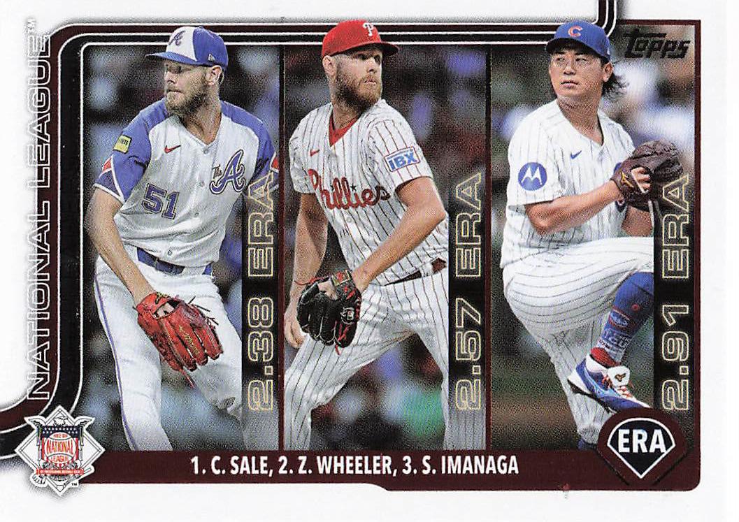 2025 Topps Series 1 Baseball Chris Sale / Zack Wheeler / Shota Imanaga #272