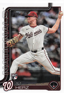 2025 Topps Series 1 Baseball DJ Herz #287 RC