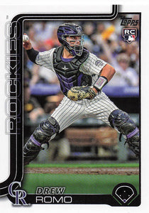 2025 Topps Series 1 Baseball Drew Romo #296 RC