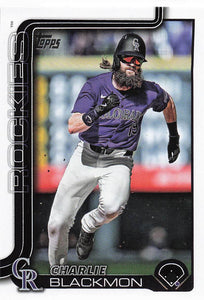 2025 Topps Series 1 Baseball Charlie Blackmon #311