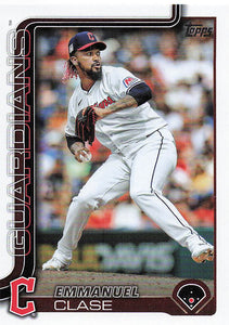 2025 Topps Series 1 Baseball Emmanuel Clase #326