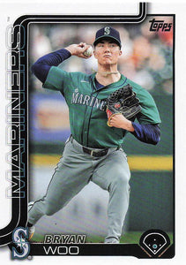 2025 Topps Series 1 Baseball Bryan Woo #327