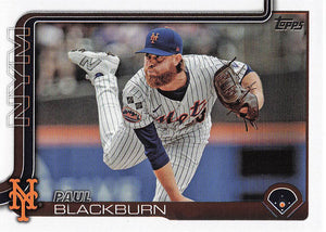 2025 Topps Series 1 Baseball Paul Blackburn #329