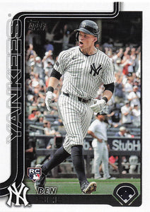 2025 Topps Series 1 Baseball Ben Rice #337 RC