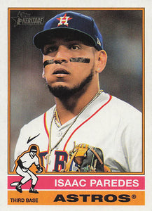 2025 Topps Heritage Baseball Isaac Paredes #8