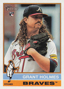 2025 Topps Heritage Baseball Grant Holmes #22 RC