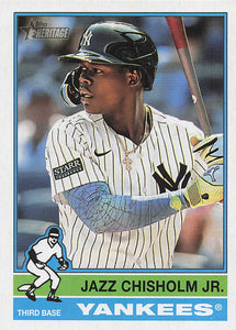 2025 Topps Heritage Baseball Jazz Chisholm Jr. #33
