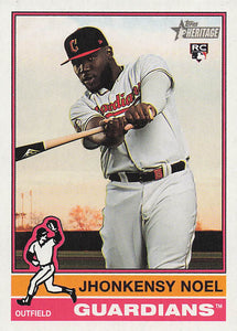 2025 Topps Heritage Baseball Jhonkensy Noel #79 RC