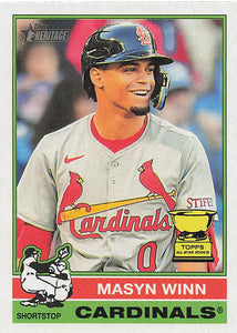 2025 Topps Heritage Baseball Masyn Winn #103