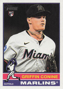 2025 Topps Heritage Baseball Griffin Conine #111 RC