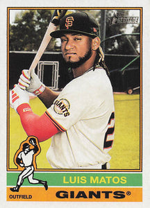 2025 Topps Heritage Baseball Luis Matos #113