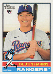 2025 Topps Heritage Baseball Dustin Harris #114 RC