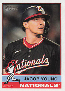 2025 Topps Heritage Baseball Jacob Young #127