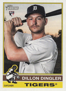 2025 Topps Heritage Baseball Dillon Dingler #130 RC