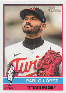 2025 Topps Heritage Baseball Pablo López #131