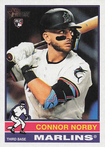 2025 Topps Heritage Baseball Connor Norby #136 RC