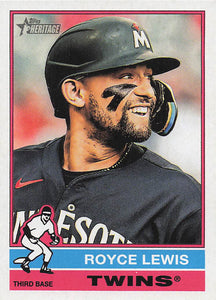 2025 Topps Heritage Baseball Royce Lewis #138