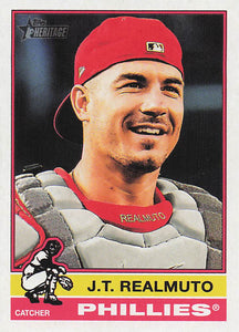 2025 Topps Heritage Baseball J.T. Realmuto #143
