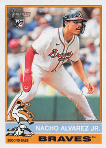 2025 Topps Heritage Baseball Nacho Alvarez Jr. #145 RC