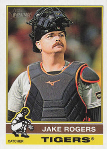 2025 Topps Heritage Baseball Jake Rogers #151