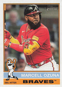 2025 Topps Heritage Baseball Marcell Ozuna #152