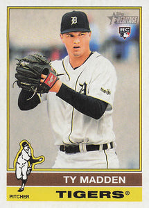2025 Topps Heritage Baseball Ty Madden #162 RC