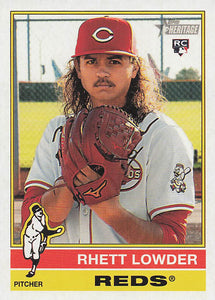 2025 Topps Heritage Baseball Rhett Lowder #181 RC