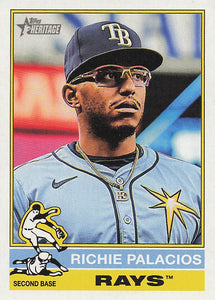 2025 Topps Heritage Baseball Richie Palacios #185