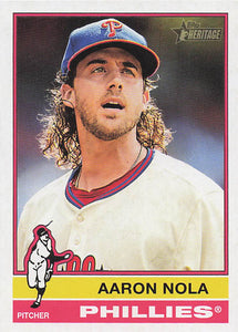 2025 Topps Heritage Baseball Aaron Nola #186