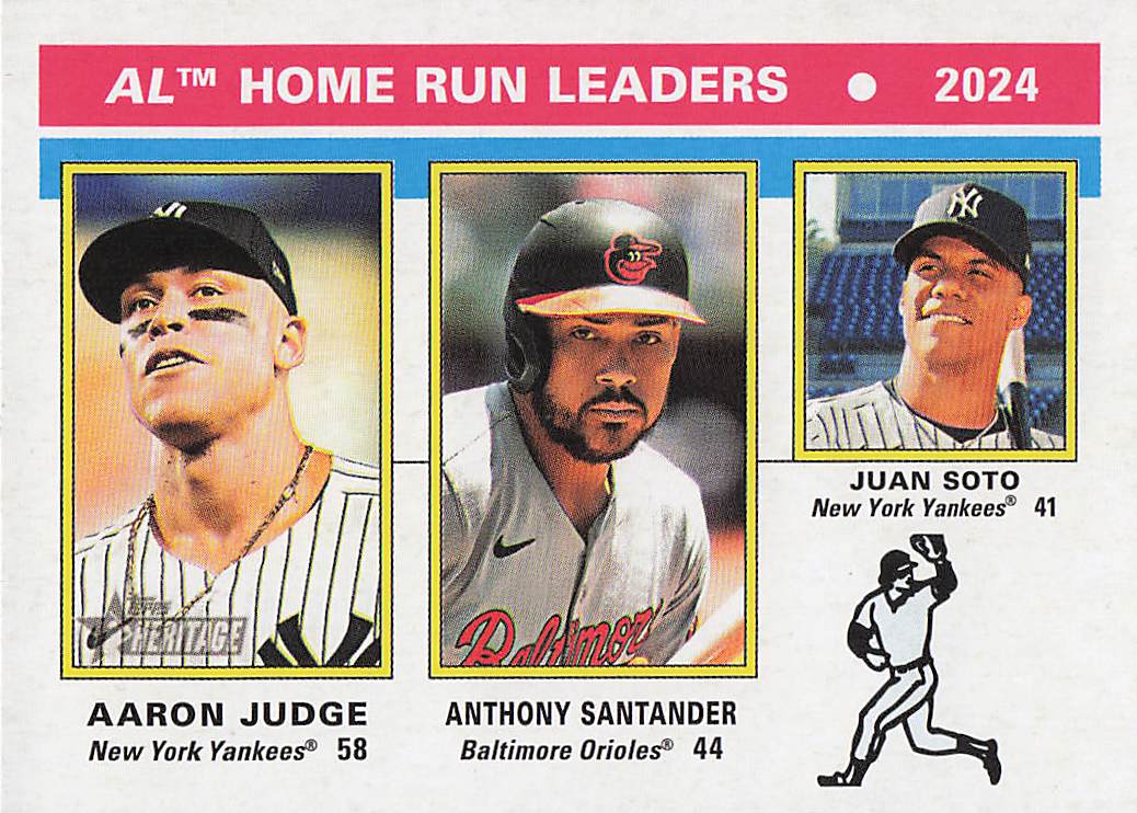 2025 Topps Heritage Baseball Juan Soto / Anthony Santander / Aaron Judge #194