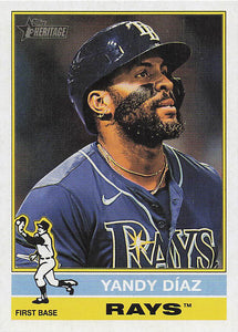 2025 Topps Heritage Baseball Yandy Díaz #215