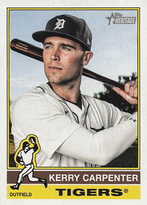 2025 Topps Heritage Baseball Kerry Carpenter #226