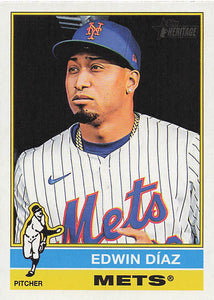 2025 Topps Heritage Baseball Edwin Díaz #243