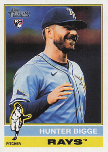 2025 Topps Heritage Baseball Hunter Bigge #256 RC