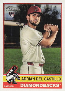 2025 Topps Heritage Baseball Adrian Del Castillo #270 RC
