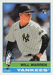 2025 Topps Heritage Baseball Will Warren #281 RC