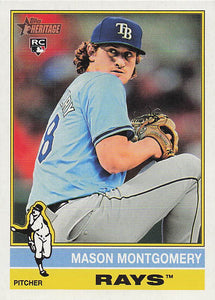 2025 Topps Heritage Baseball Mason Montgomery #296 RC
