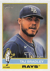 2025 Topps Heritage Baseball Taj Bradley #298