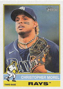 2025 Topps Heritage Baseball Christopher Morel #299