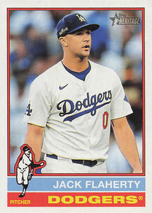 2025 Topps Heritage Baseball Jack Flaherty #304