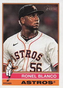 2025 Topps Heritage Baseball Ronel Blanco #310
